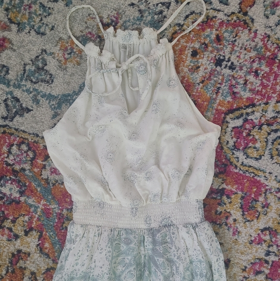 Maxi slit dress element sun dress haulter top - Picture 2 of 4